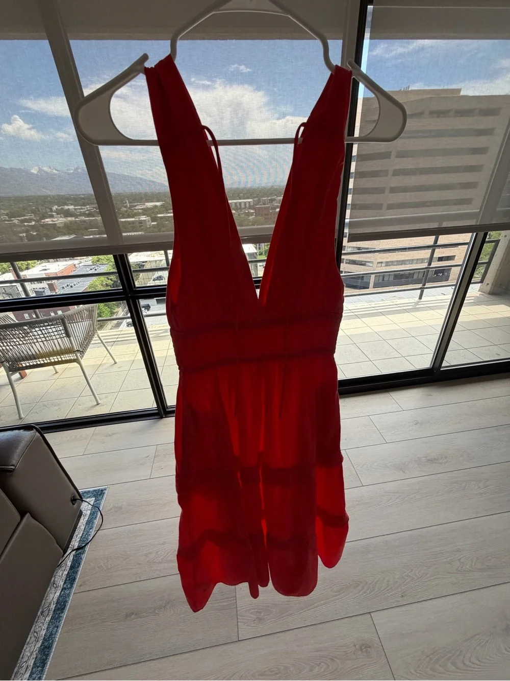 Abercrombie tiered maxi dress